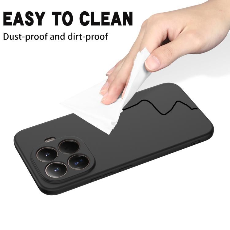 For Xiaomi 15T Pro 5G Solid Color Liquid Silicone Dropproof Full Coverage Phone Case