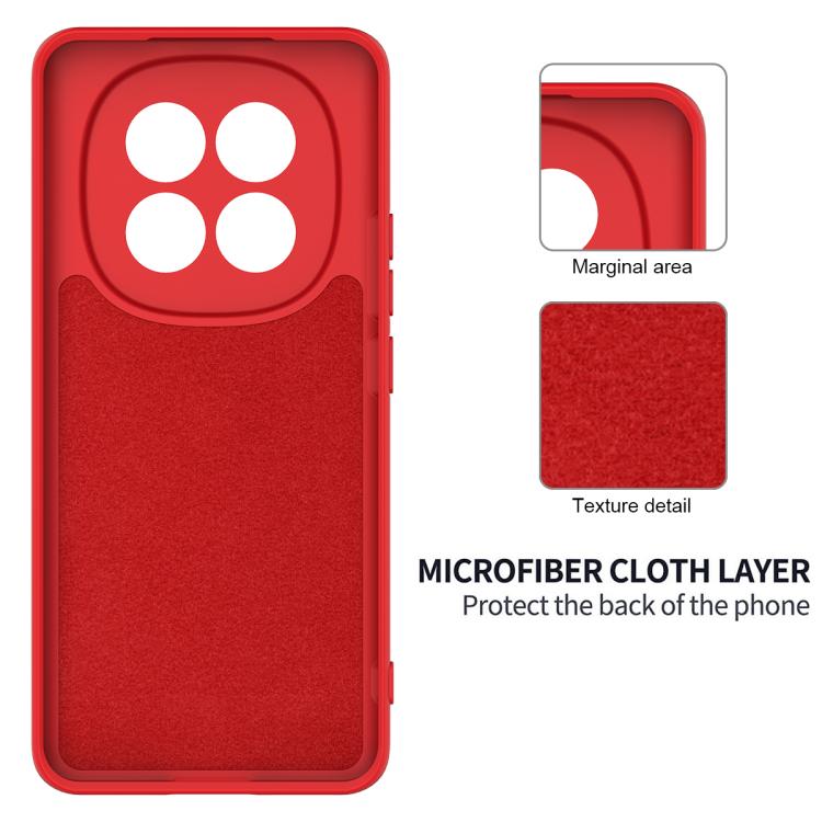 For Xiaomi Poco M8 5G Solid Color Liquid Silicone Dropproof Full Coverage Phone Case