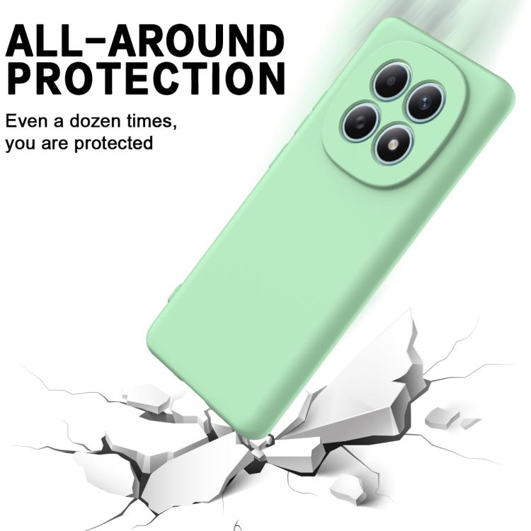 For Xiaomi Poco M8 5G Solid Color Liquid Silicone Dropproof Full Coverage Phone Case