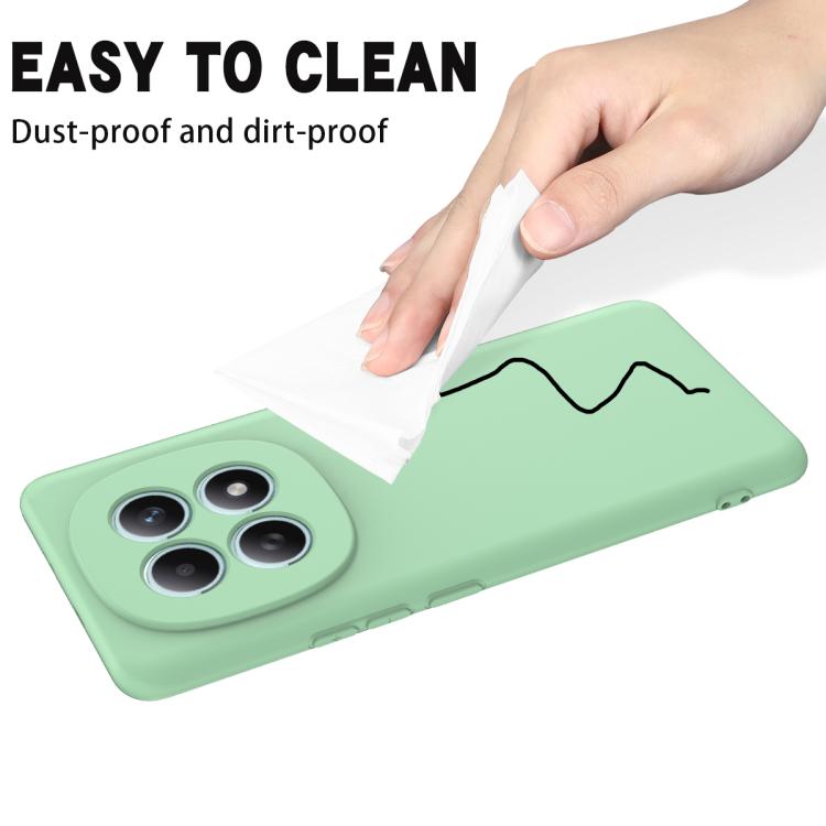 For Xiaomi Poco M8 5G Solid Color Liquid Silicone Dropproof Full Coverage Phone Case