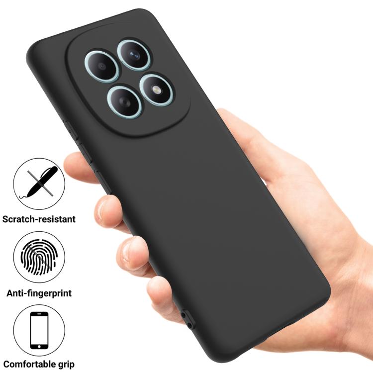 For Xiaomi Poco M8 5G Solid Color Liquid Silicone Dropproof Full Coverage Phone Case