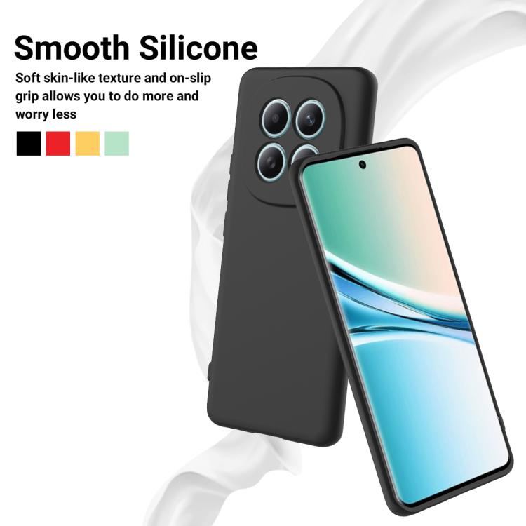 For Xiaomi Poco M8 5G Solid Color Liquid Silicone Dropproof Full Coverage Phone Case