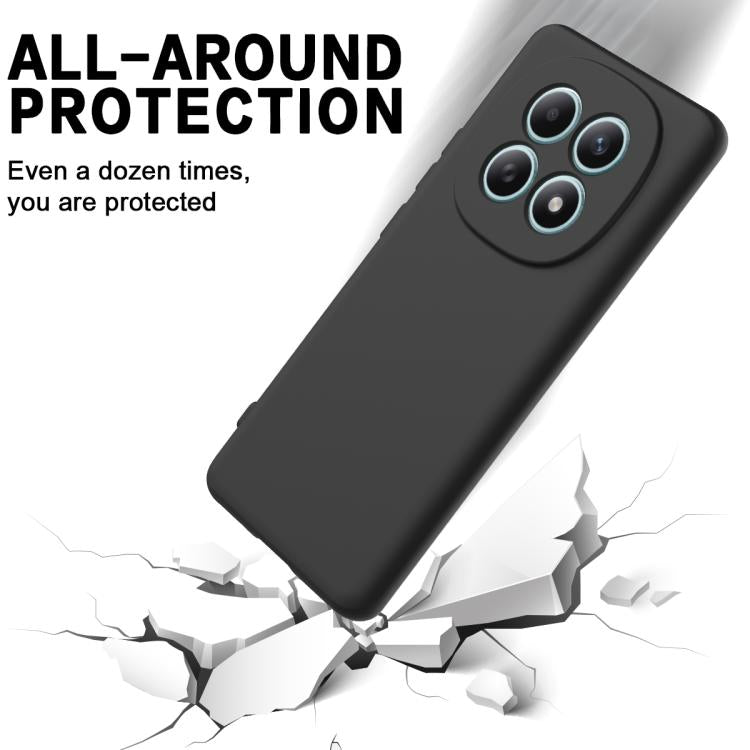 For Xiaomi Poco M8 5G Solid Color Liquid Silicone Dropproof Full Coverage Phone Case