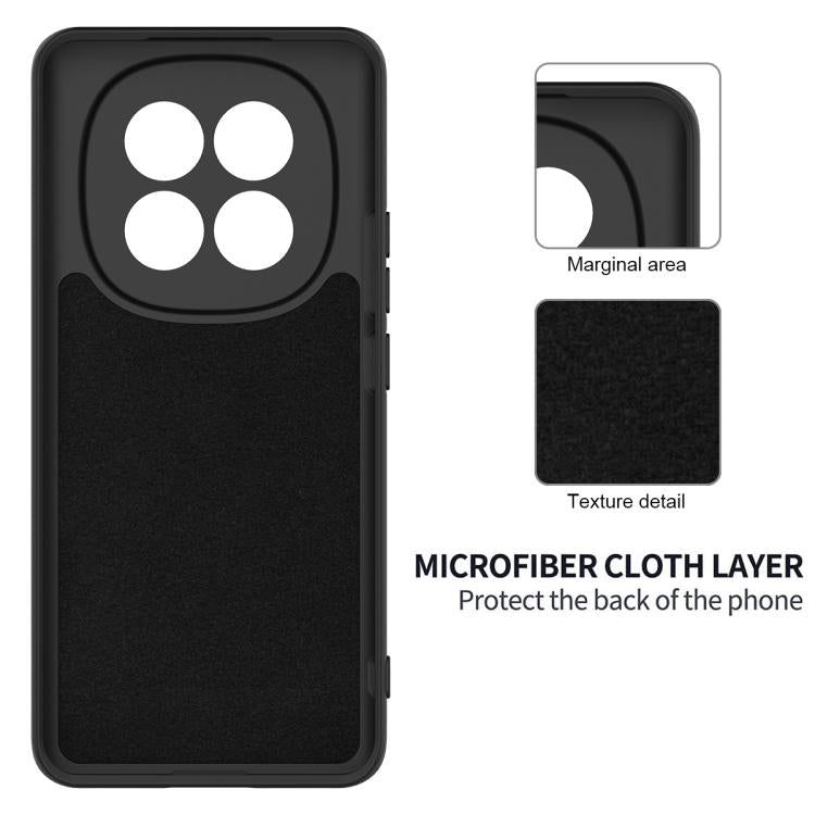 For Xiaomi Poco M8 5G Solid Color Liquid Silicone Dropproof Full Coverage Phone Case