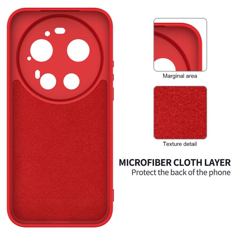 For Xiaomi 17 Ultra Solid Color Liquid Silicone Dropproof Full Coverage Phone Case