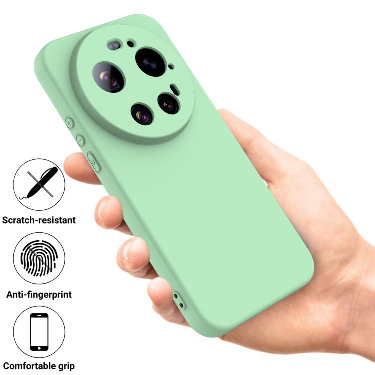 For Xiaomi 17 Ultra Solid Color Liquid Silicone Dropproof Full Coverage Phone Case