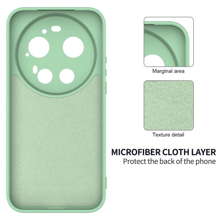 For Xiaomi 17 Ultra Solid Color Liquid Silicone Dropproof Full Coverage Phone Case