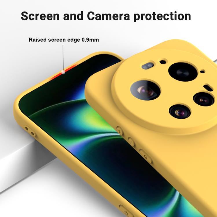 For Xiaomi 17 Ultra Solid Color Liquid Silicone Dropproof Full Coverage Phone Case