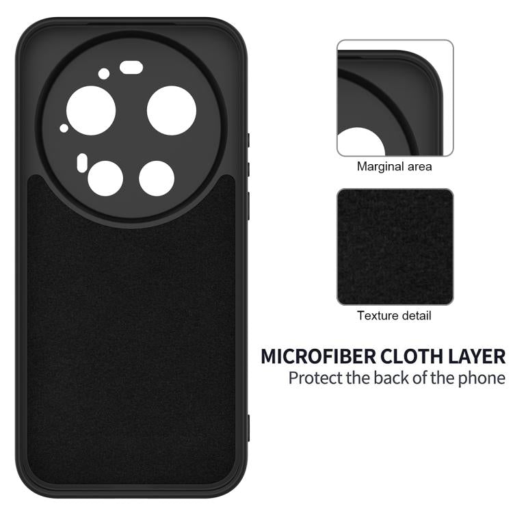 For Xiaomi 17 Ultra Solid Color Liquid Silicone Dropproof Full Coverage Phone Case