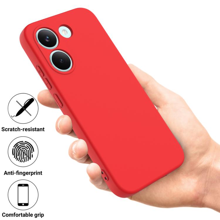 For Xiaomi Poco X8 Pro / Redmi Turbo 5 Solid Color Liquid Silicone Dropproof Full Coverage Phone Case