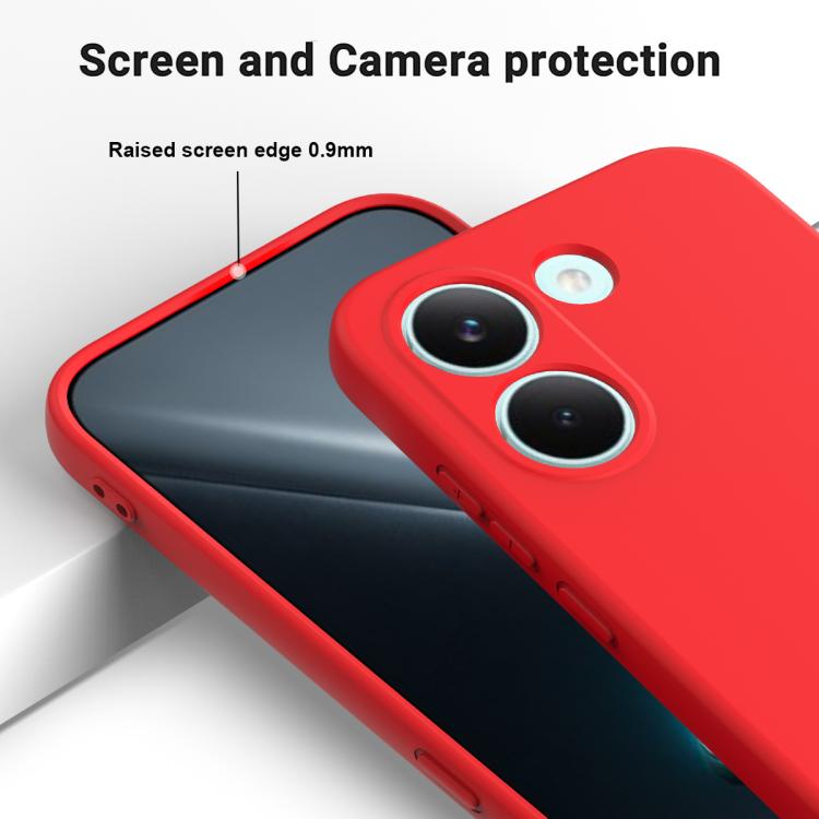 For Xiaomi Poco X8 Pro / Redmi Turbo 5 Solid Color Liquid Silicone Dropproof Full Coverage Phone Case
