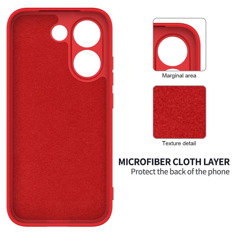 For Xiaomi Poco X8 Pro / Redmi Turbo 5 Solid Color Liquid Silicone Dropproof Full Coverage Phone Case