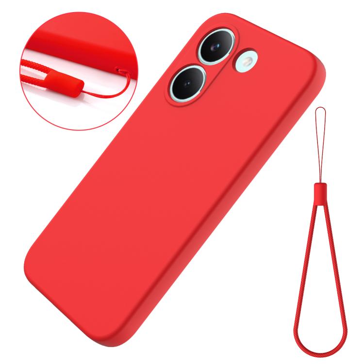 For Xiaomi Poco X8 Pro / Redmi Turbo 5 Solid Color Liquid Silicone Dropproof Full Coverage Phone Case