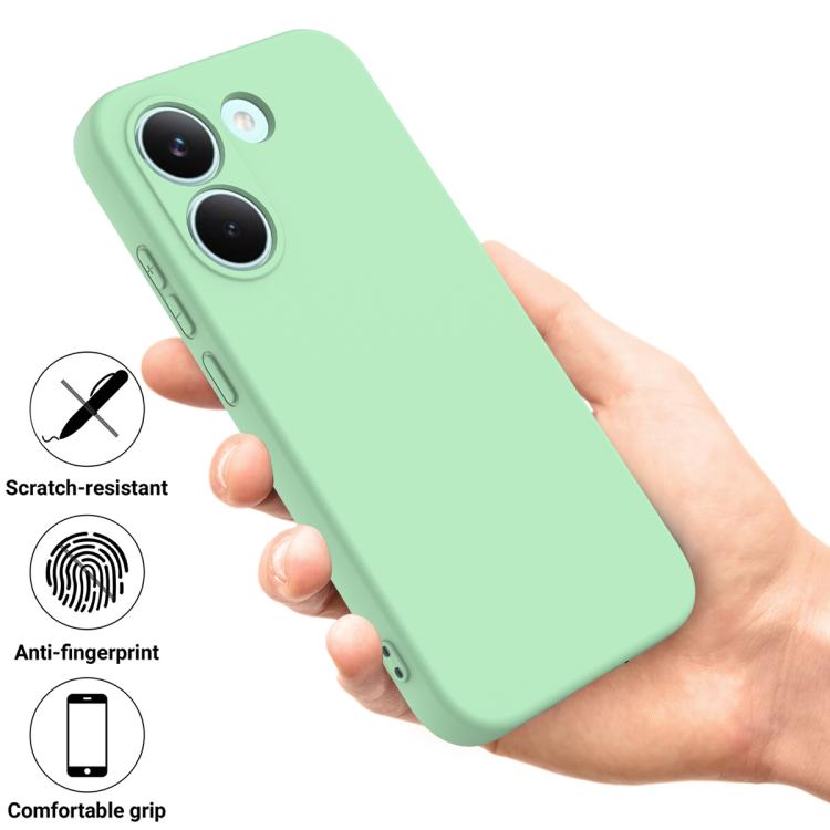 For Xiaomi Poco X8 Pro / Redmi Turbo 5 Solid Color Liquid Silicone Dropproof Full Coverage Phone Case