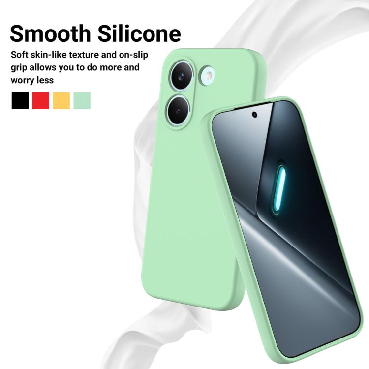 For Xiaomi Poco X8 Pro / Redmi Turbo 5 Solid Color Liquid Silicone Dropproof Full Coverage Phone Case