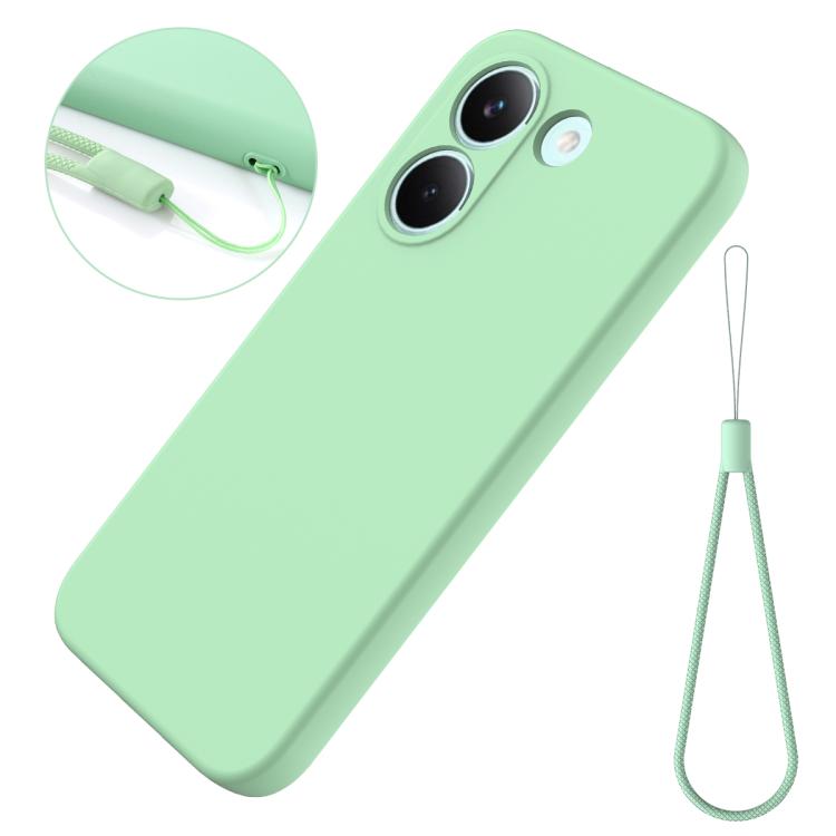 For Xiaomi Poco X8 Pro / Redmi Turbo 5 Solid Color Liquid Silicone Dropproof Full Coverage Phone Case