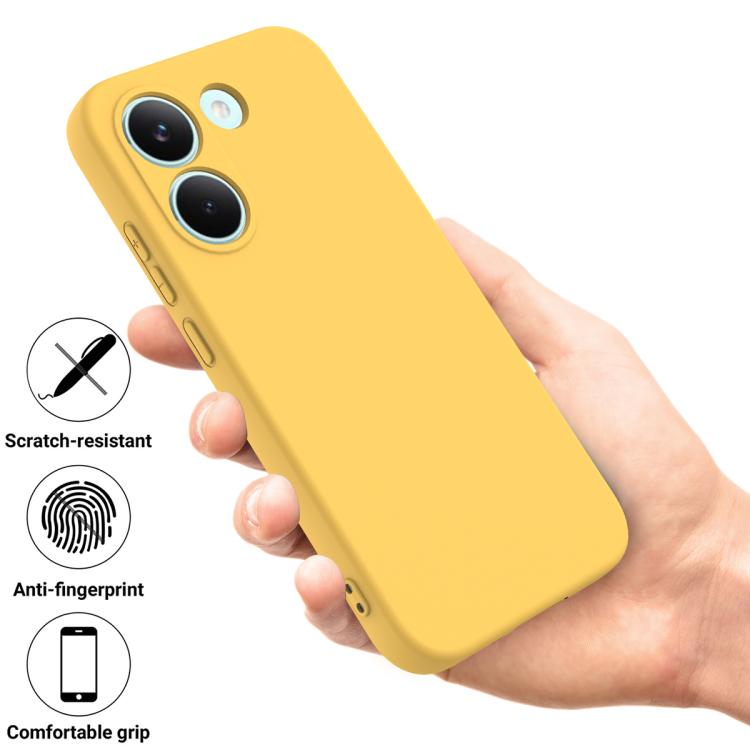 For Xiaomi Poco X8 Pro / Redmi Turbo 5 Solid Color Liquid Silicone Dropproof Full Coverage Phone Case
