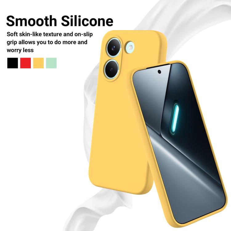 For Xiaomi Poco X8 Pro / Redmi Turbo 5 Solid Color Liquid Silicone Dropproof Full Coverage Phone Case