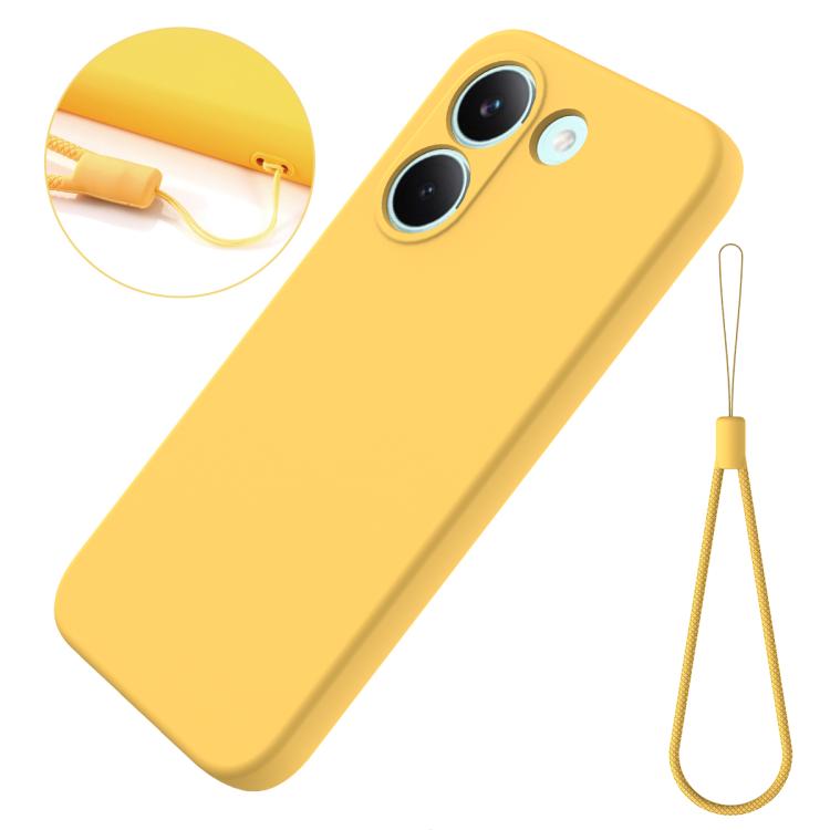 For Xiaomi Poco X8 Pro / Redmi Turbo 5 Solid Color Liquid Silicone Dropproof Full Coverage Phone Case