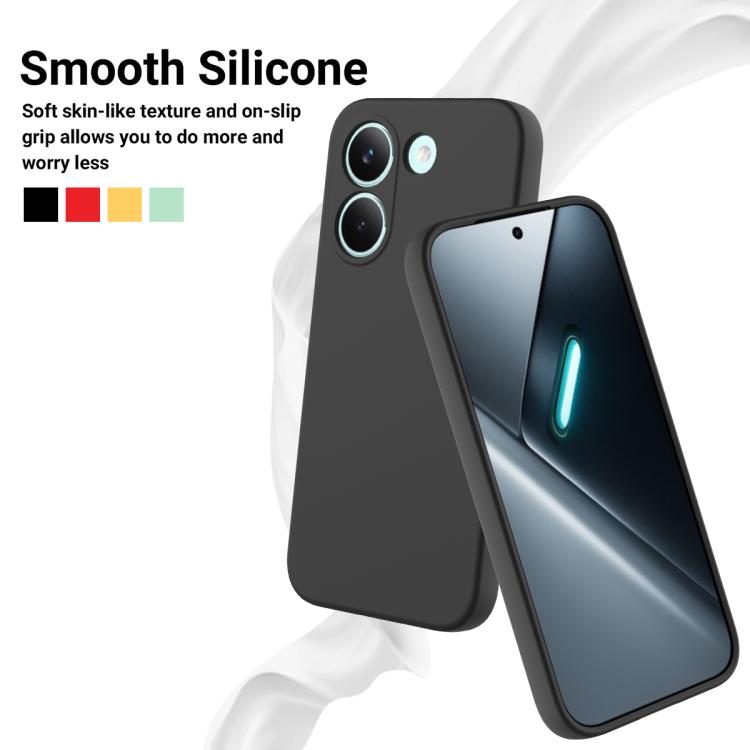 For Xiaomi Poco X8 Pro / Redmi Turbo 5 Solid Color Liquid Silicone Dropproof Full Coverage Phone Case