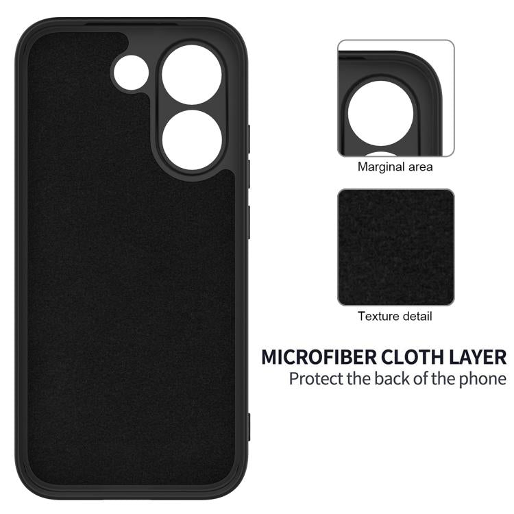 For Xiaomi Poco X8 Pro / Redmi Turbo 5 Solid Color Liquid Silicone Dropproof Full Coverage Phone Case