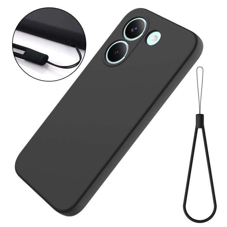 For Xiaomi Poco X8 Pro / Redmi Turbo 5 Solid Color Liquid Silicone Dropproof Full Coverage Phone Case