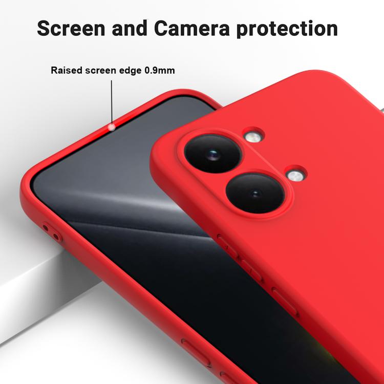 For Xiaomi Poco X8 Pro Max / Turbo 5 Max Solid Color Liquid Silicone Dropproof Full Coverage Phone Case