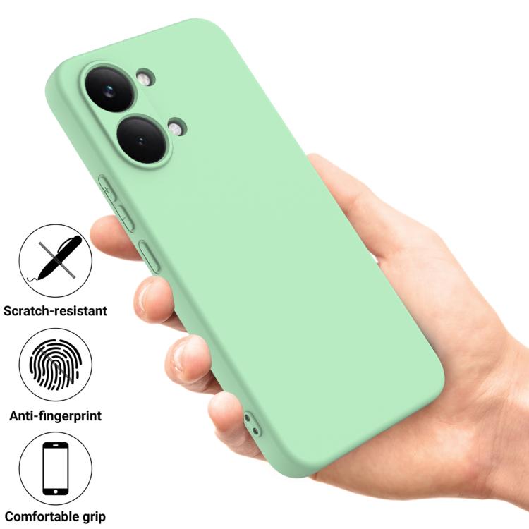 For Xiaomi Poco X8 Pro Max / Turbo 5 Max Solid Color Liquid Silicone Dropproof Full Coverage Phone Case