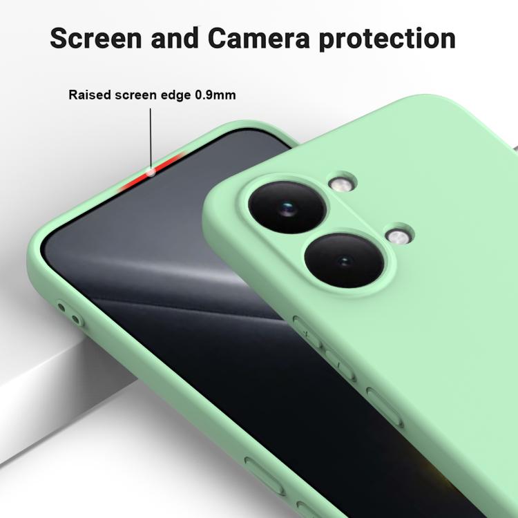 For Xiaomi Poco X8 Pro Max / Turbo 5 Max Solid Color Liquid Silicone Dropproof Full Coverage Phone Case