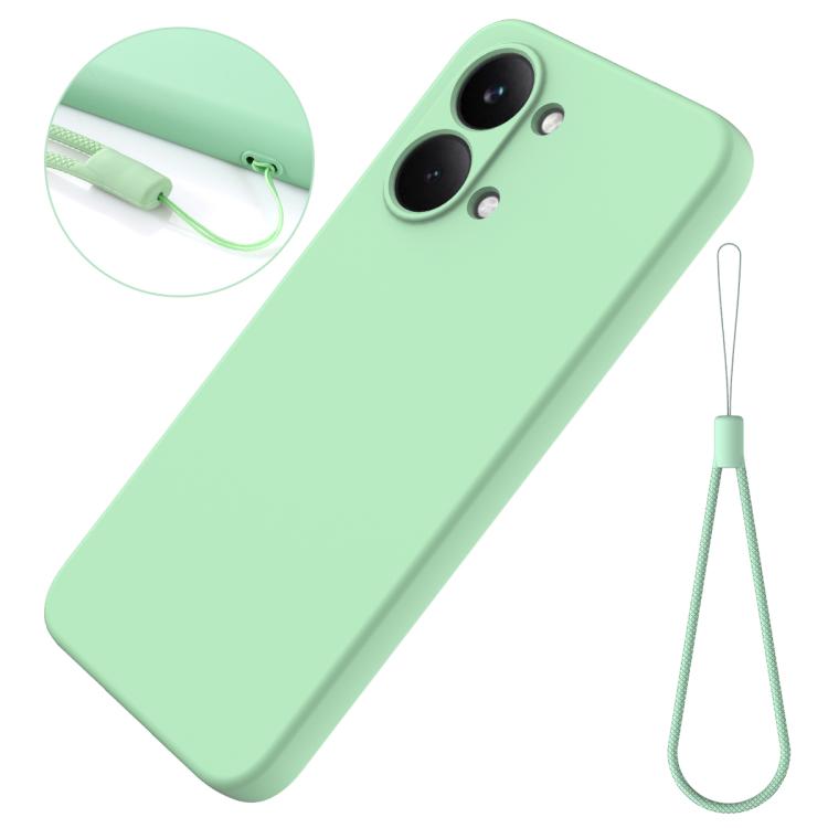 For Xiaomi Poco X8 Pro Max / Turbo 5 Max Solid Color Liquid Silicone Dropproof Full Coverage Phone Case