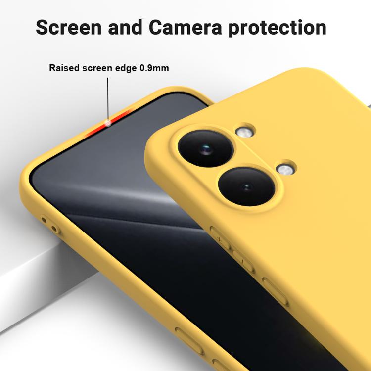For Xiaomi Poco X8 Pro Max / Turbo 5 Max Solid Color Liquid Silicone Dropproof Full Coverage Phone Case