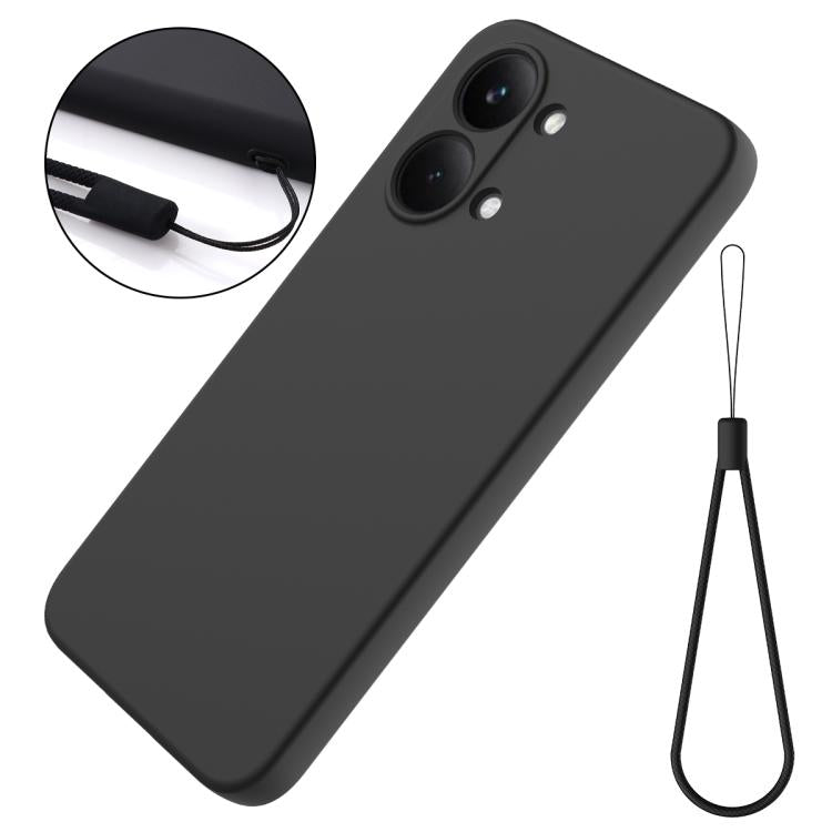 For Xiaomi Poco X8 Pro Max / Turbo 5 Max Solid Color Liquid Silicone Dropproof Full Coverage Phone Case
