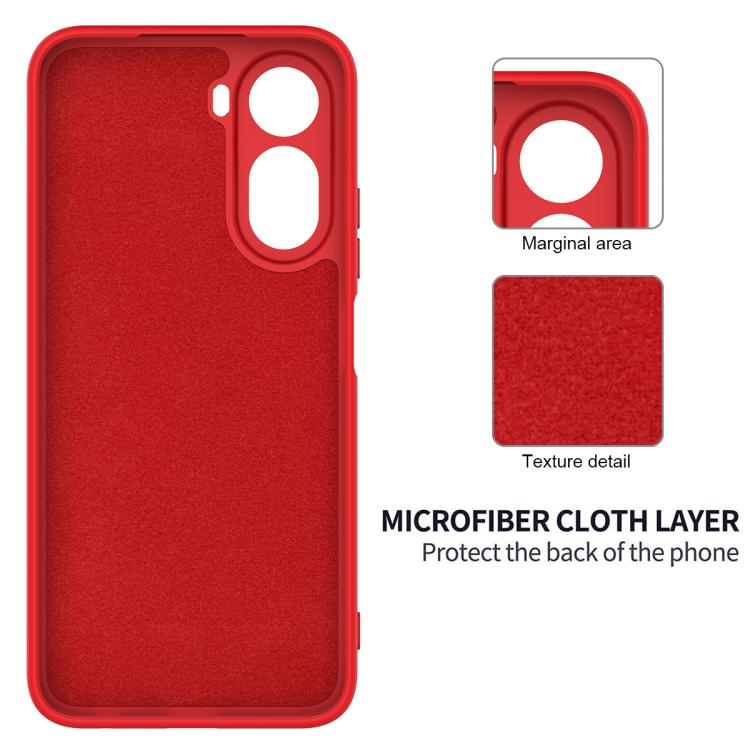 For Xiaomi Poco C85x 5G Solid Color Liquid Silicone Dropproof Full Coverage Phone Case
