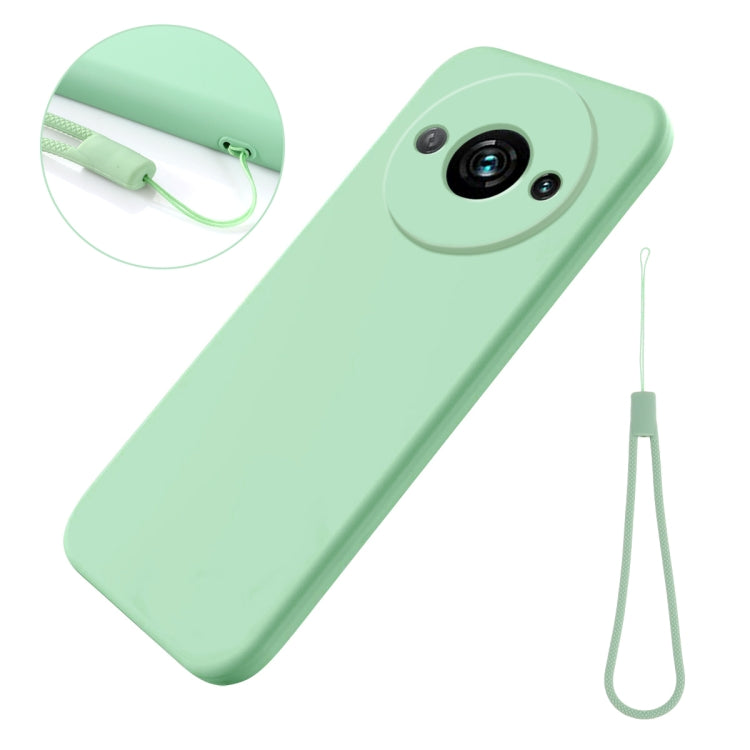 For Redmi A3x Solid Color Liquid Silicone Dropproof Full Coverage Phone Case