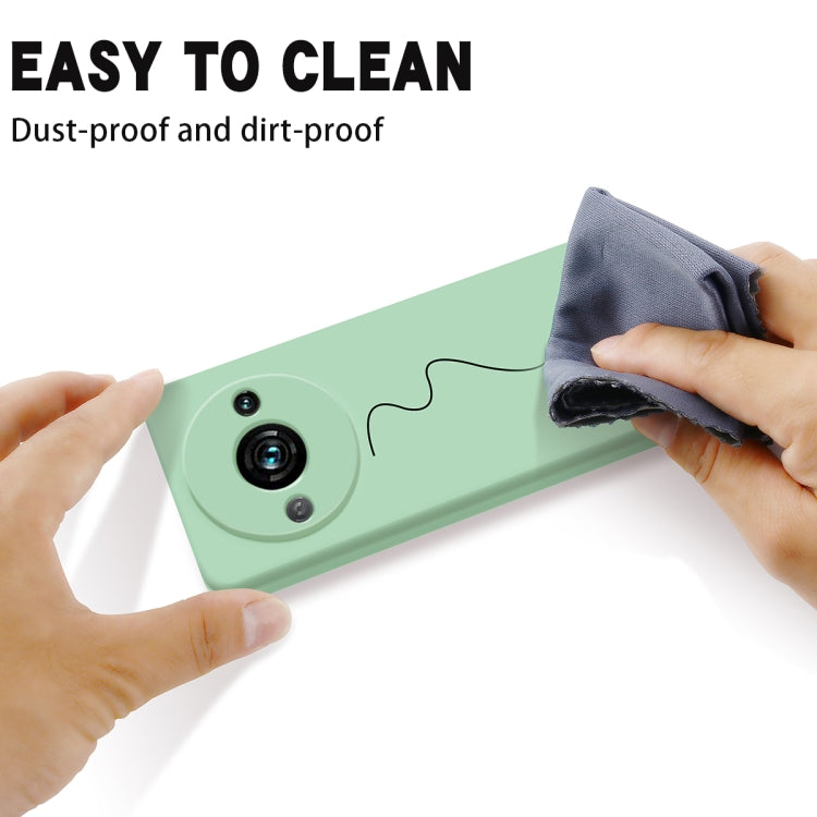 For Redmi A3x Solid Color Liquid Silicone Dropproof Full Coverage Phone Case