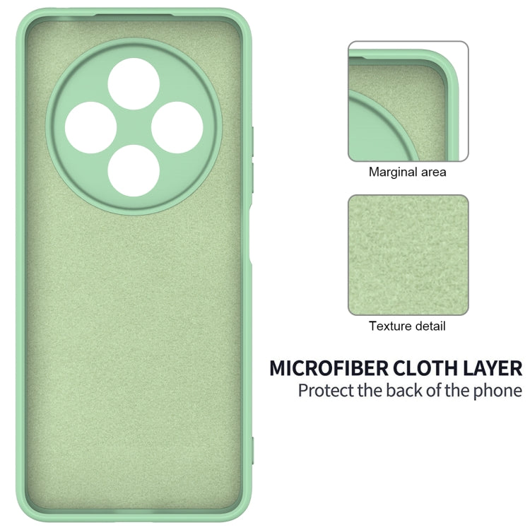 For Redmi 14C 4G Solid Color Liquid Silicone Dropproof Full Coverage Phone Case