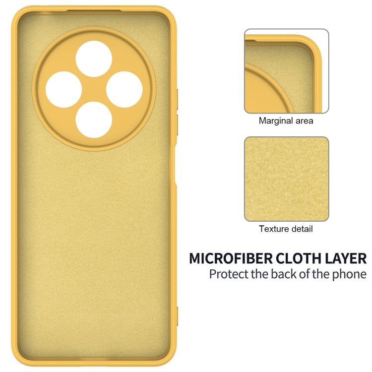 For Redmi 14C 4G / 14R / Poco C75 Solid Color Liquid Silicone Dropproof Full Coverage Phone Case