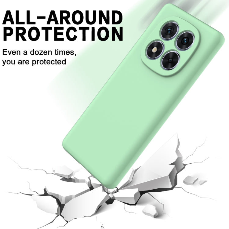 For Redmi Note 14 Pro 5G Solid Color Liquid Silicone Dropproof Full Coverage Phone Case