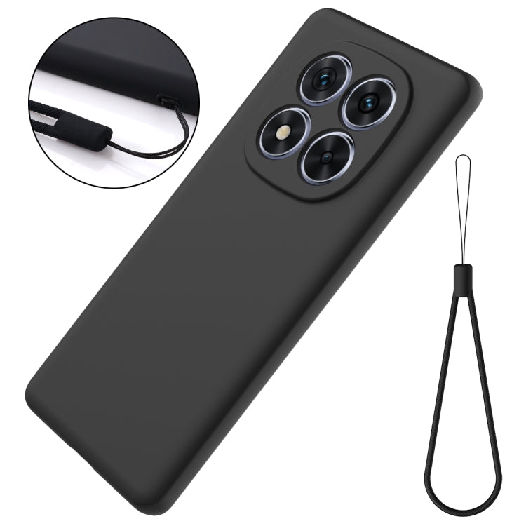For Redmi Note 14 Pro 5G Solid Color Liquid Silicone Dropproof Full Coverage Phone Case