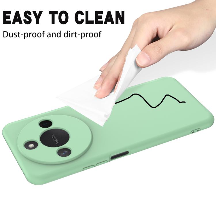 For Redmi Note 14 5G Global Solid Color Liquid Silicone Dropproof Full Coverage Phone Case