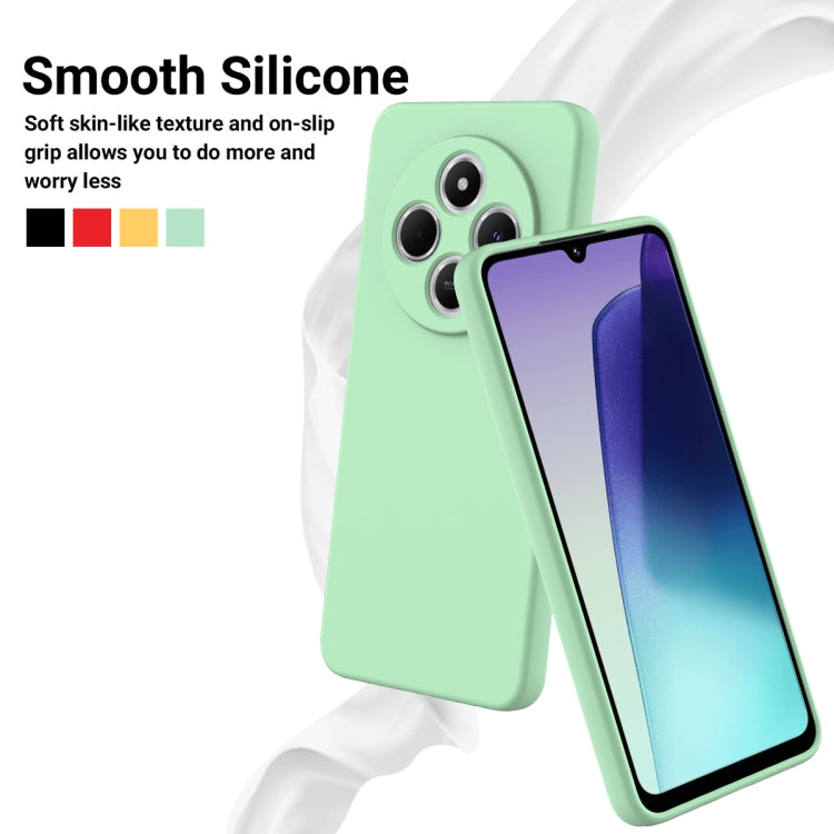 For Redmi A4 5G Solid Color Liquid Silicone Dropproof Full Coverage Phone Case