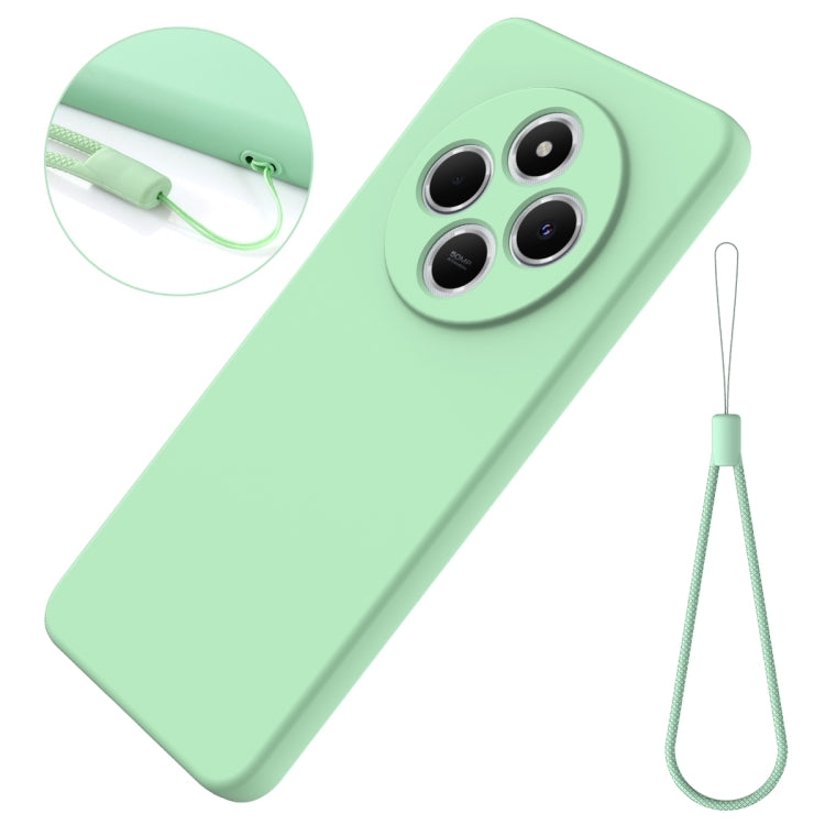 For Redmi A4 5G Solid Color Liquid Silicone Dropproof Full Coverage Phone Case