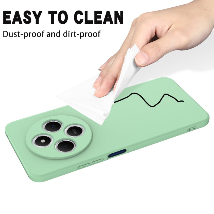 For Redmi A4 5G Solid Color Liquid Silicone Dropproof Full Coverage Phone Case