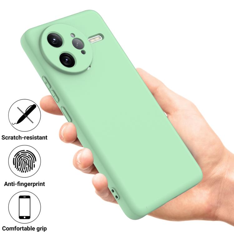 For Redmi K80 Pro Solid Color Liquid Silicone Dropproof Full Coverage Phone Case