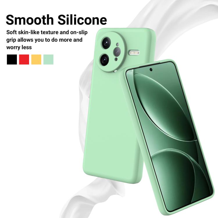 For Redmi K80 Pro Solid Color Liquid Silicone Dropproof Full Coverage Phone Case