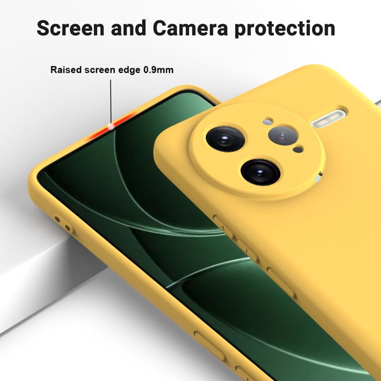 For Redmi K80 Pro Solid Color Liquid Silicone Dropproof Full Coverage Phone Case