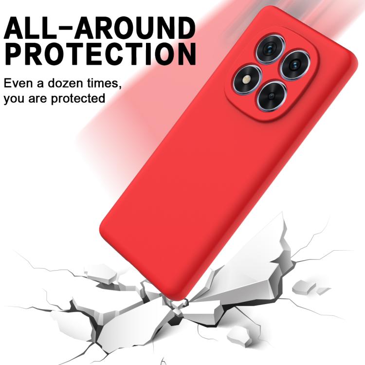For Redmi Note 14 Pro 4G Solid Color Liquid Silicone Dropproof Full Coverage Phone Case