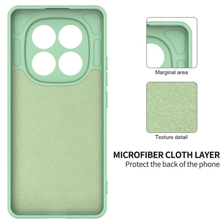 For Redmi Note 14 Pro 4G Solid Color Liquid Silicone Dropproof Full Coverage Phone Case