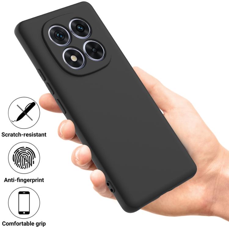 For Redmi Note 14 Pro 4G Solid Color Liquid Silicone Dropproof Full Coverage Phone Case