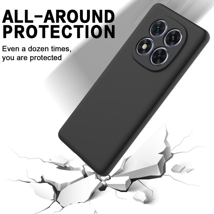 For Redmi Note 14 Pro 4G Solid Color Liquid Silicone Dropproof Full Coverage Phone Case